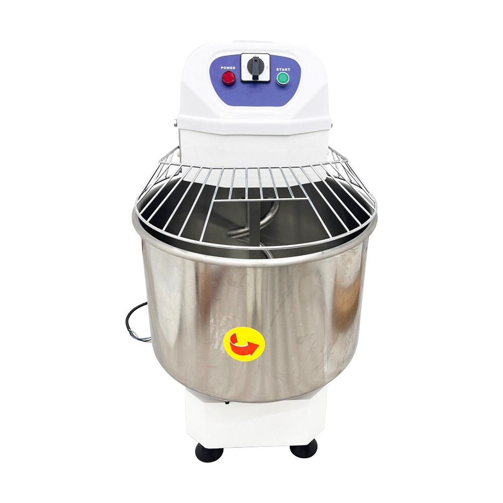 PreAsion® 220V Electric Spiral Dough Mixer 60QT Commercial Flour Mixer Machine