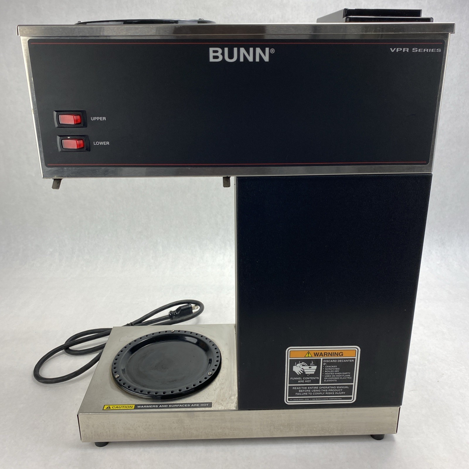 Bunn VPR Series 33200.0001 Decanter Commerical Coffee Maker