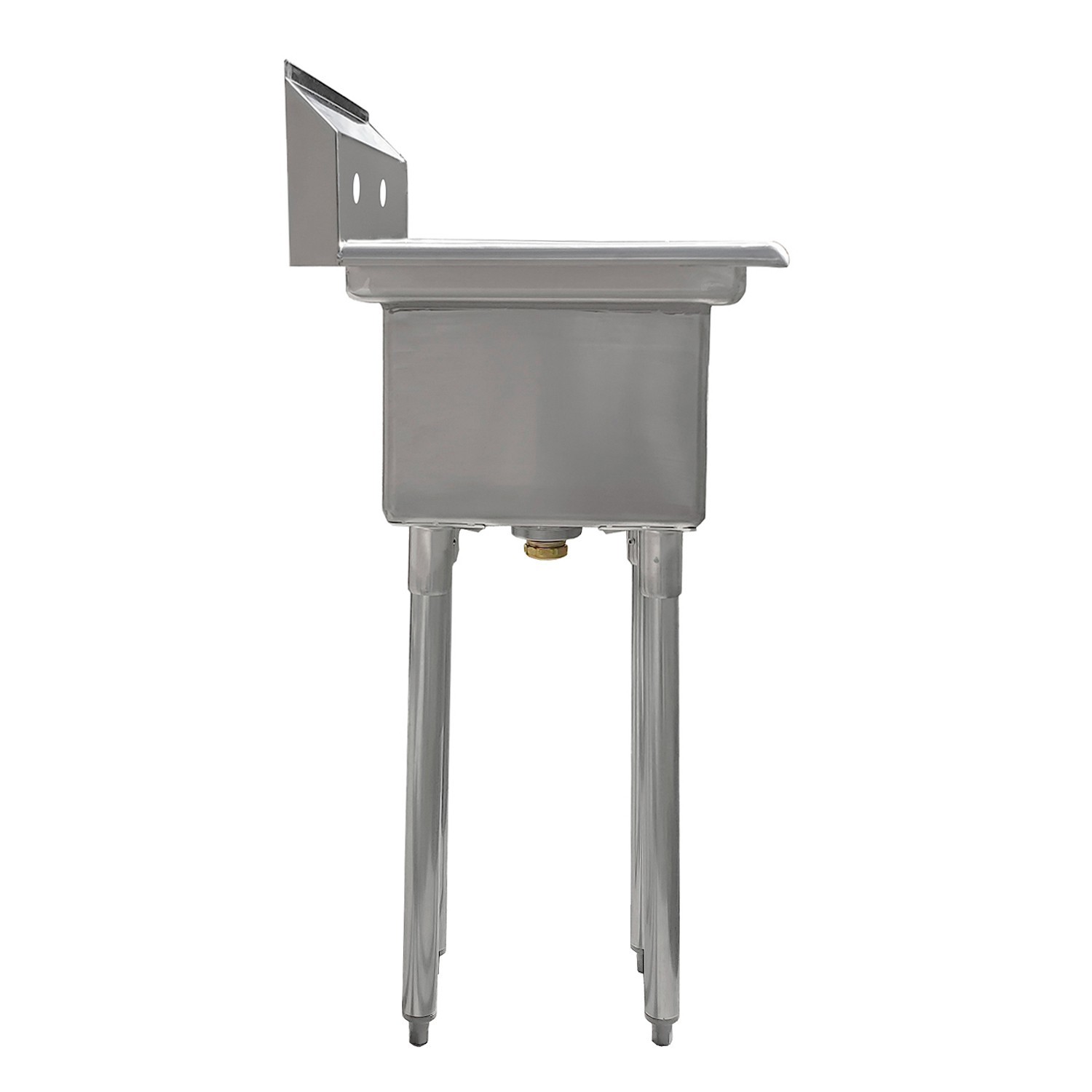 23 in. x 20 in. Stainless Steel One Compartment Sink with 14 in. x 10 in. Bowl