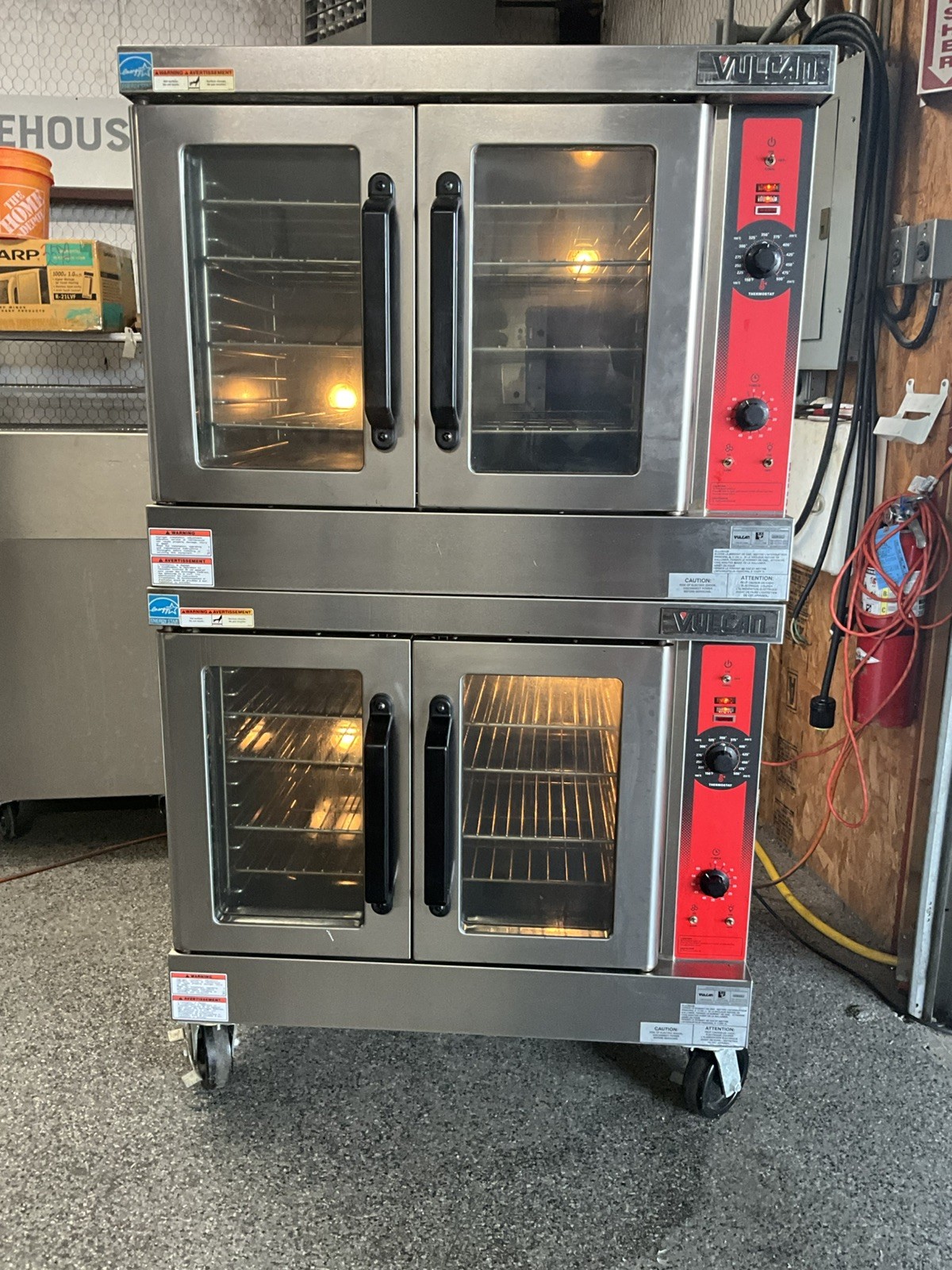 Vulcan Gas Double stack convection oven VC4GD Kitchen Catering Pastry shop F