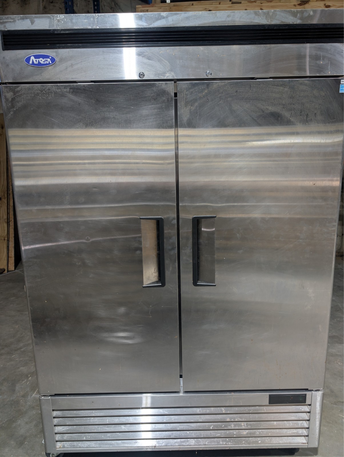 Atosa MBF8507GR 46 Cu.ft Double Door Bottom Mount Reach-In Refrigerator