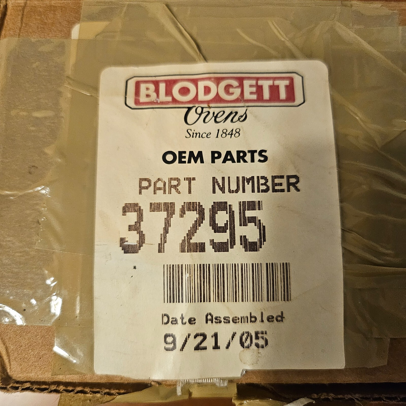 Genuine OEM Blodgett Part 37295 – Contactor 35 Amp – NEW IN OPEN BOX