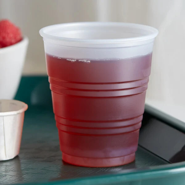 Dart Y5 Conex Galaxy 5 oz. Translucent Plastic Cold Cup – 2,500/Case