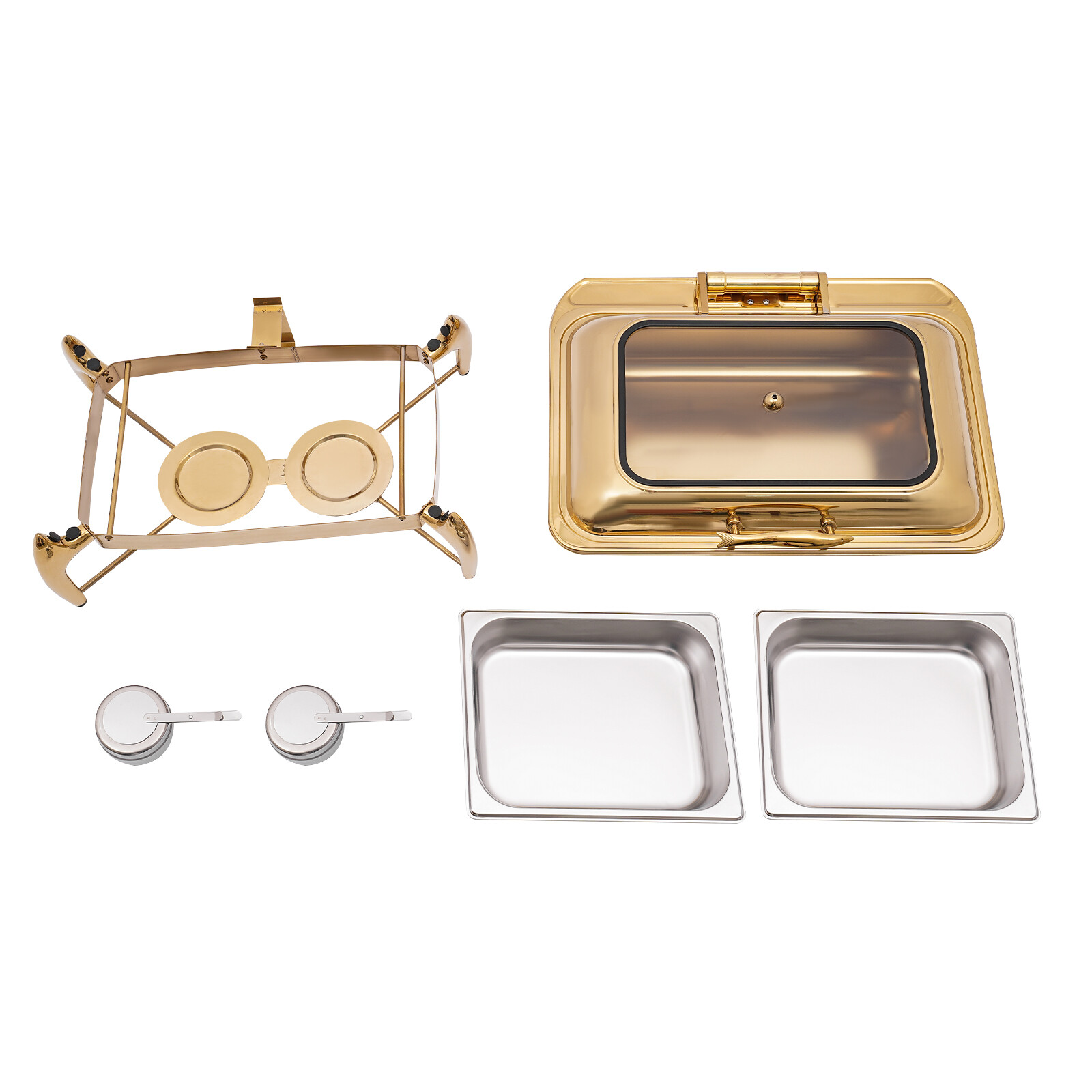 9 L Chafing Dish Buffet Set for Catering Parties Buffets Stove Heat Preservation