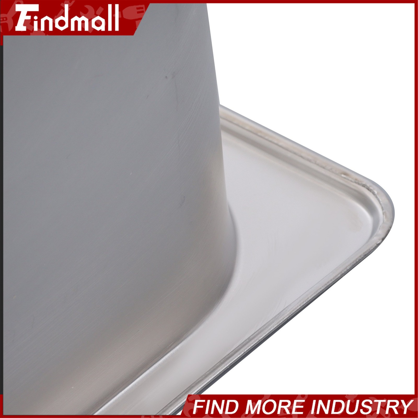 Findmall 2 PCS Full Size 6″ Deep Stainless Steel Steam Prep Table Hotel Food Pan