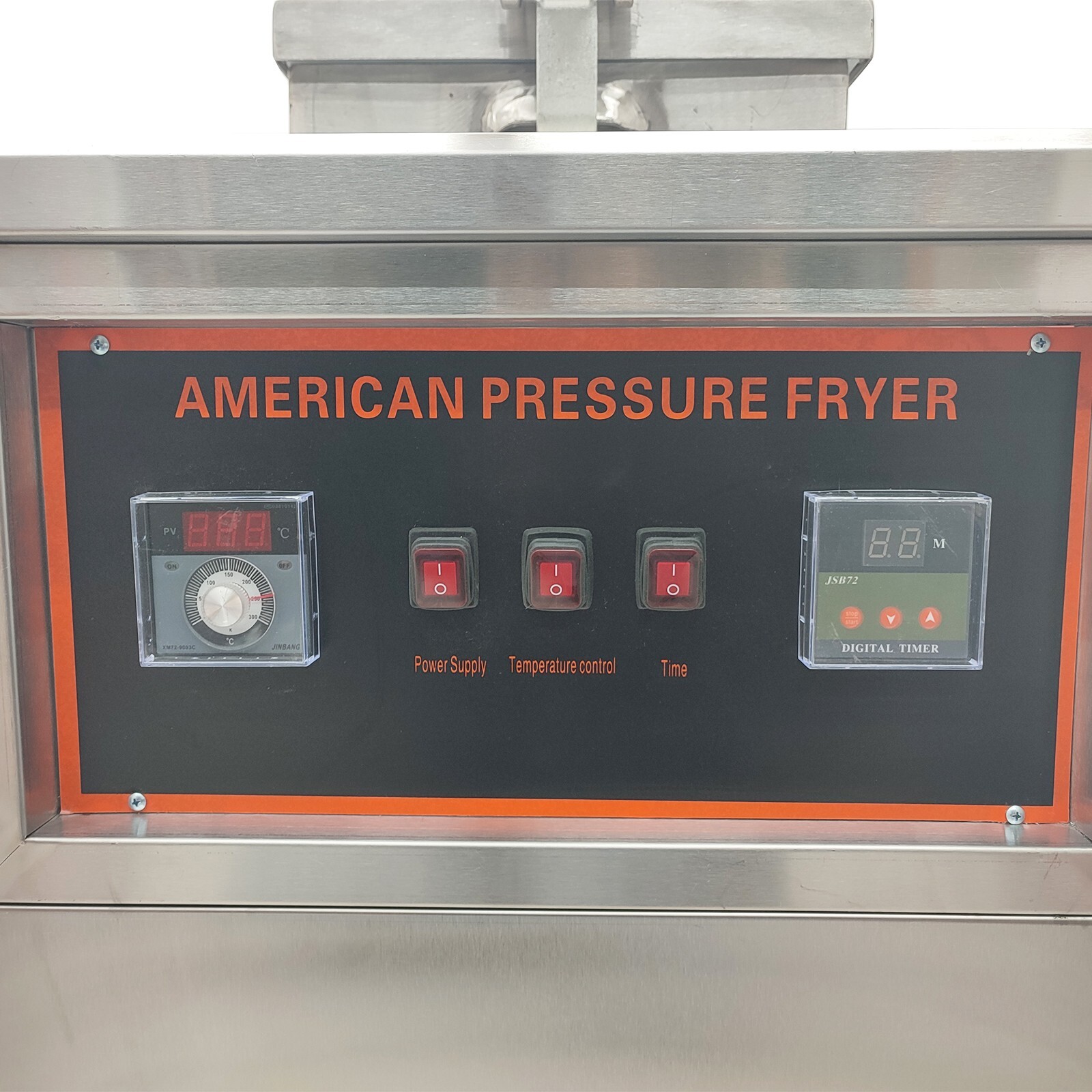 LP Gas Stainless Steel 110V Automatic CNC High Pressure Fried Chicken Stove