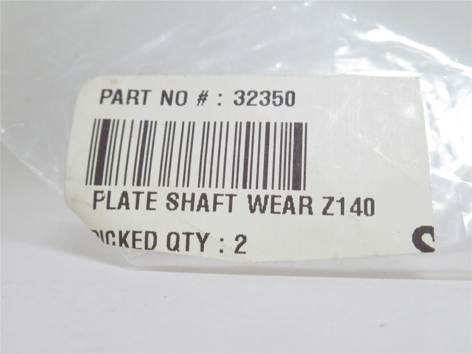 236133 New-No Box; Marel 32350 Lot-2; Shaft Wear Plates Z140; SS