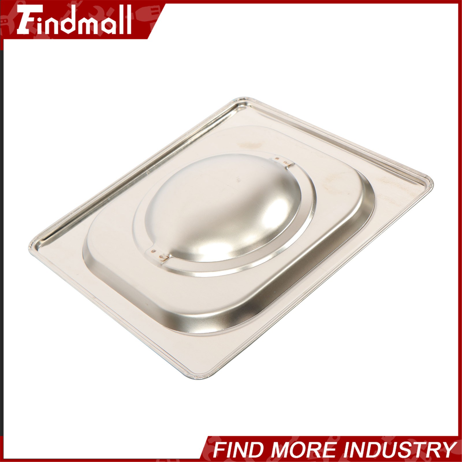 Findmall 6 Set Hotel Pan 1/6 Size Stainless Steam Table 6 Inch Deep with Lid