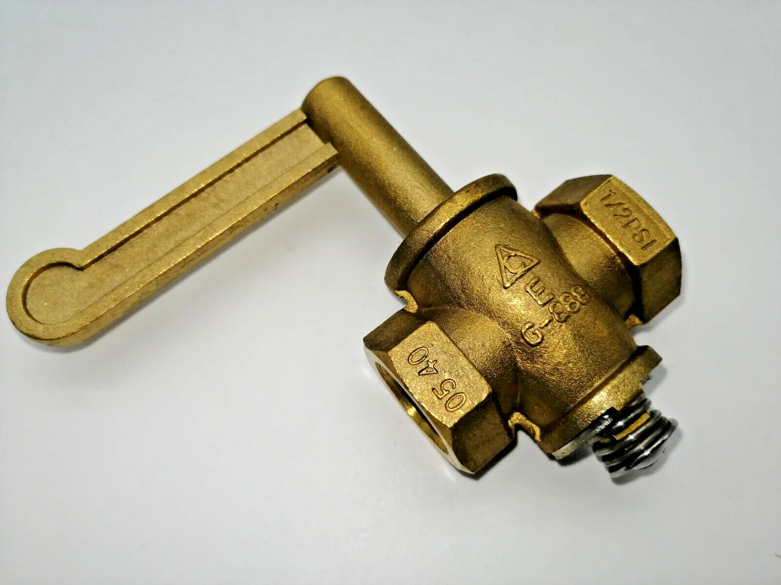 Chinese Wok Range Burner Gas Valve Replacement *(Brass *3/8″ NPT Inlet & Outlet)