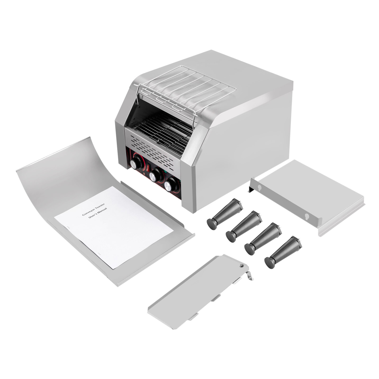 300PCS/H Electric Commercial Conveyor Toaster Tray Toasting Machine Restaurant