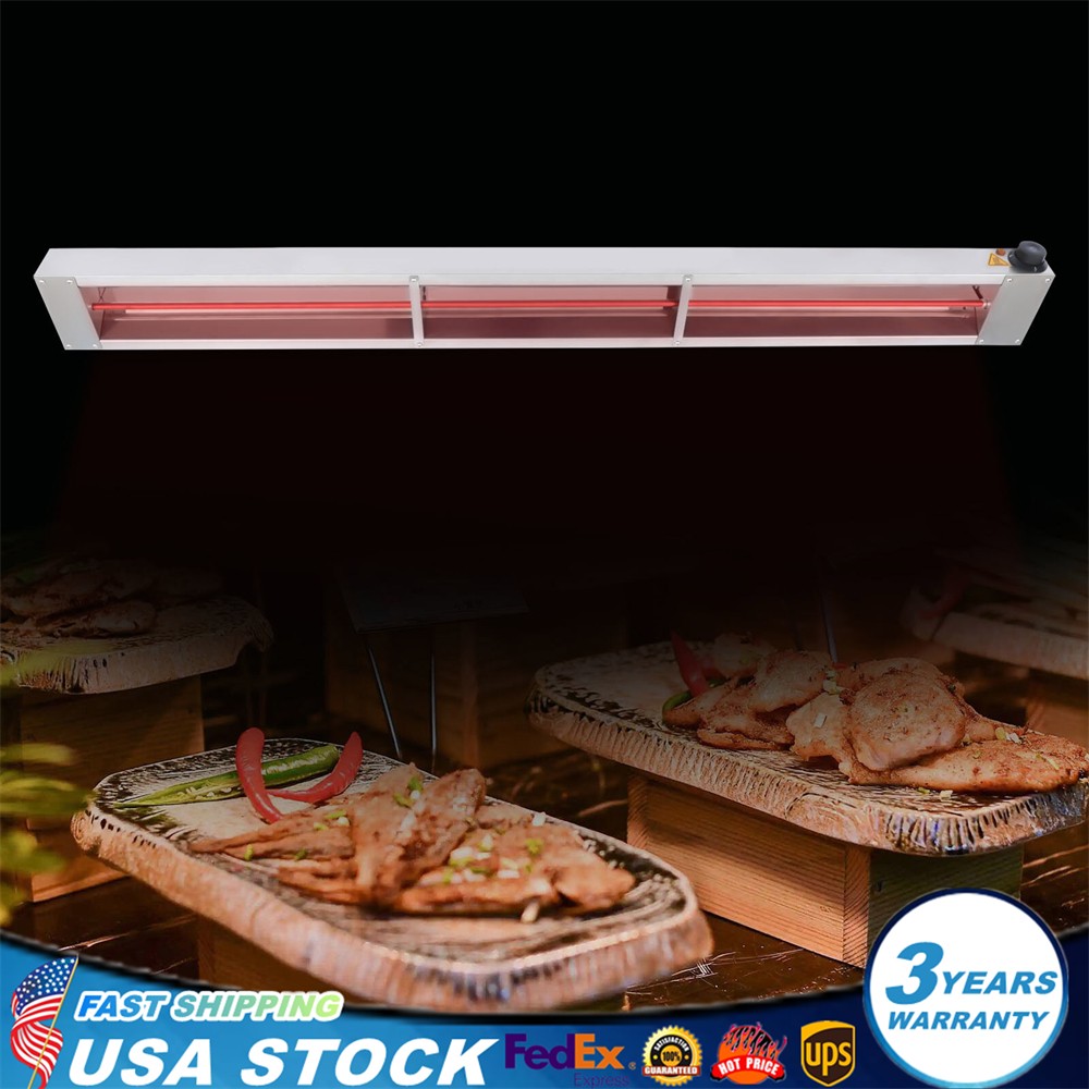60 Inch Commercial Restaurant ood Heat Lamp Strip Warmer Calrod Food Heater