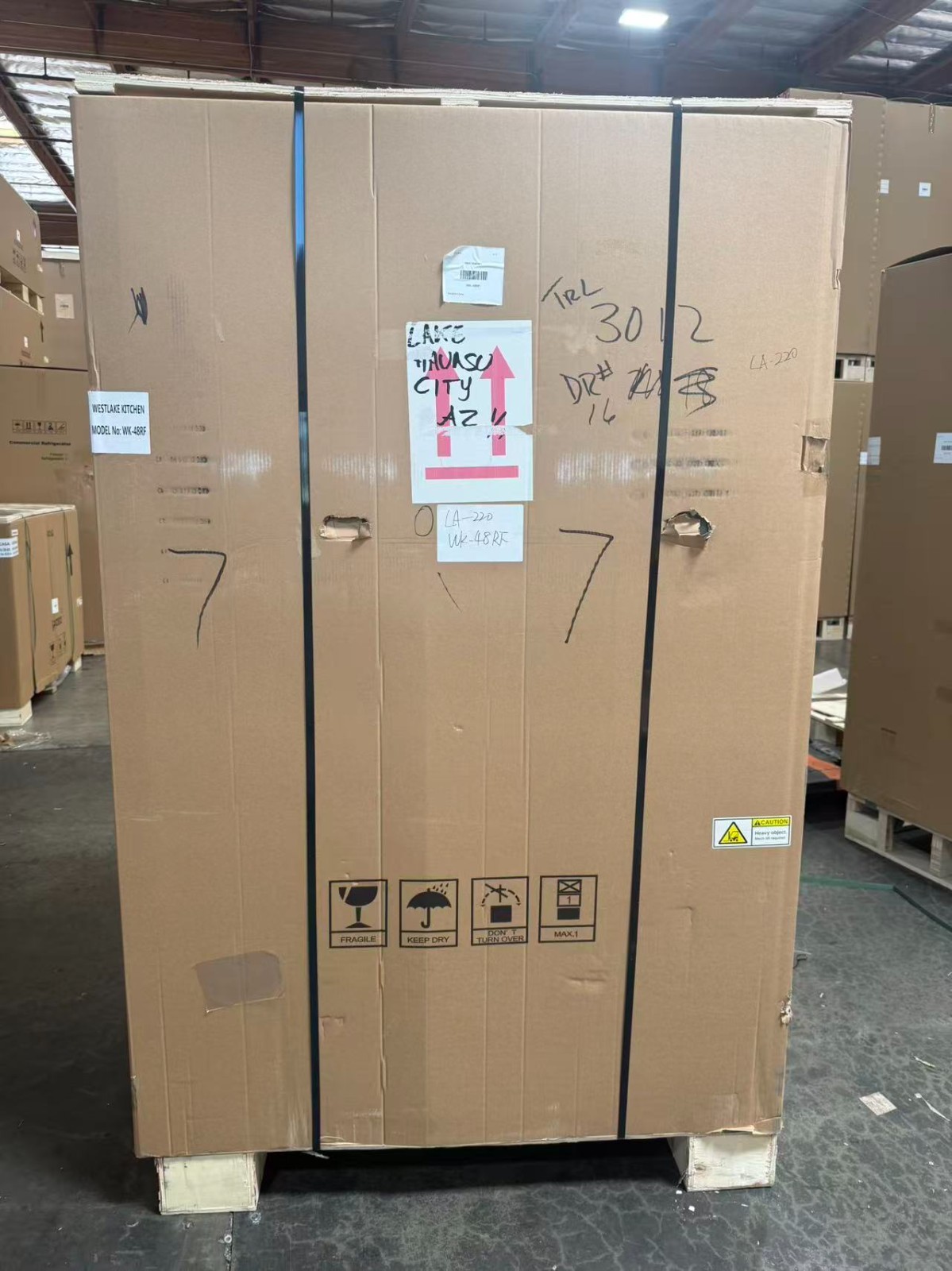WESTLAKE 48″ 2-Door Commercial Refrigerator Freezer Combo – DENTS