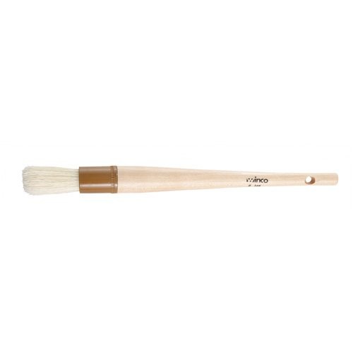 Allied Buying Corp WFB-10R Wood Handle Brush – 1″ Round Boar Bristles