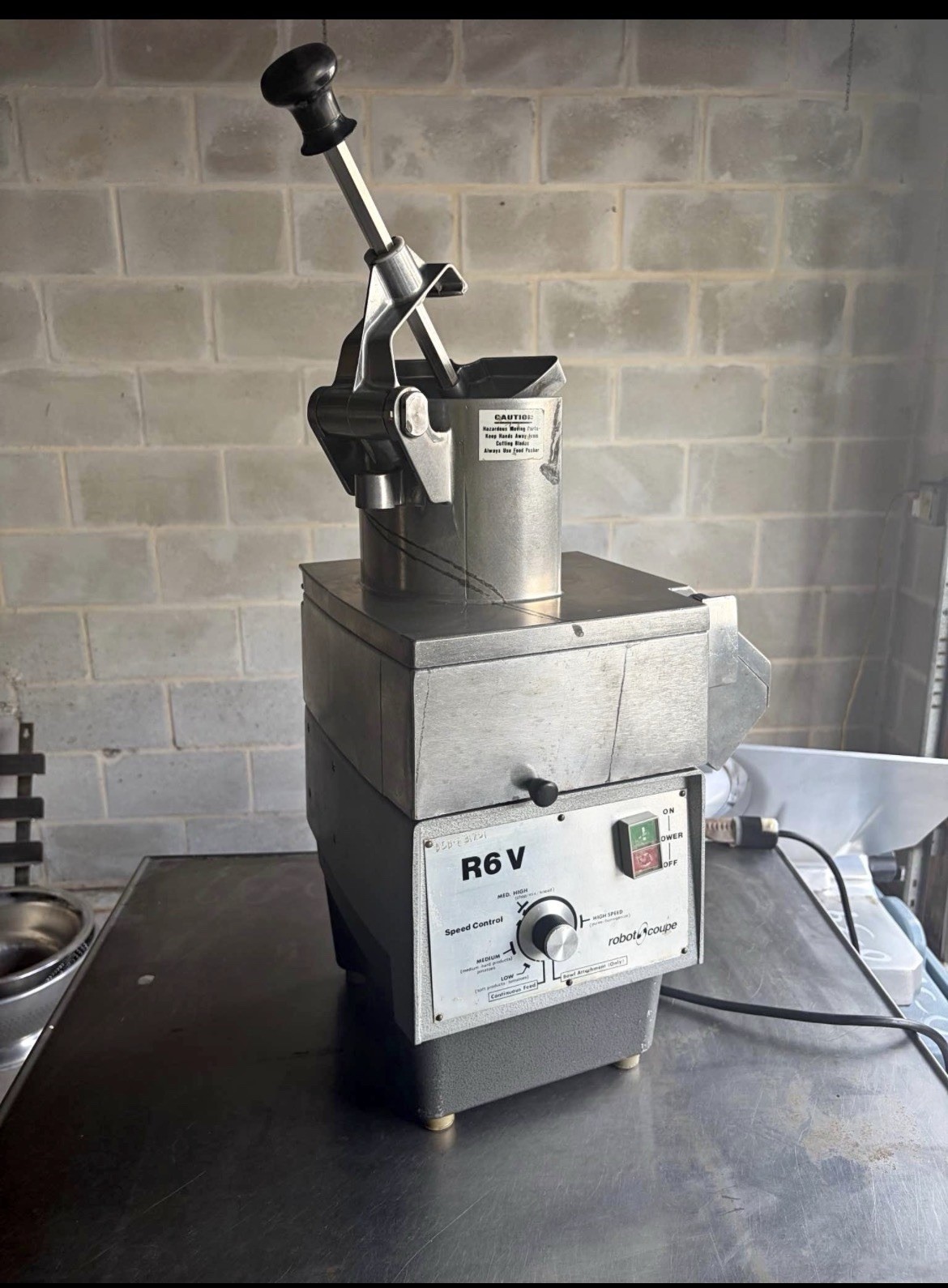 Robot Coupe R6V Food Processor Blades Not Included Works Perfectly