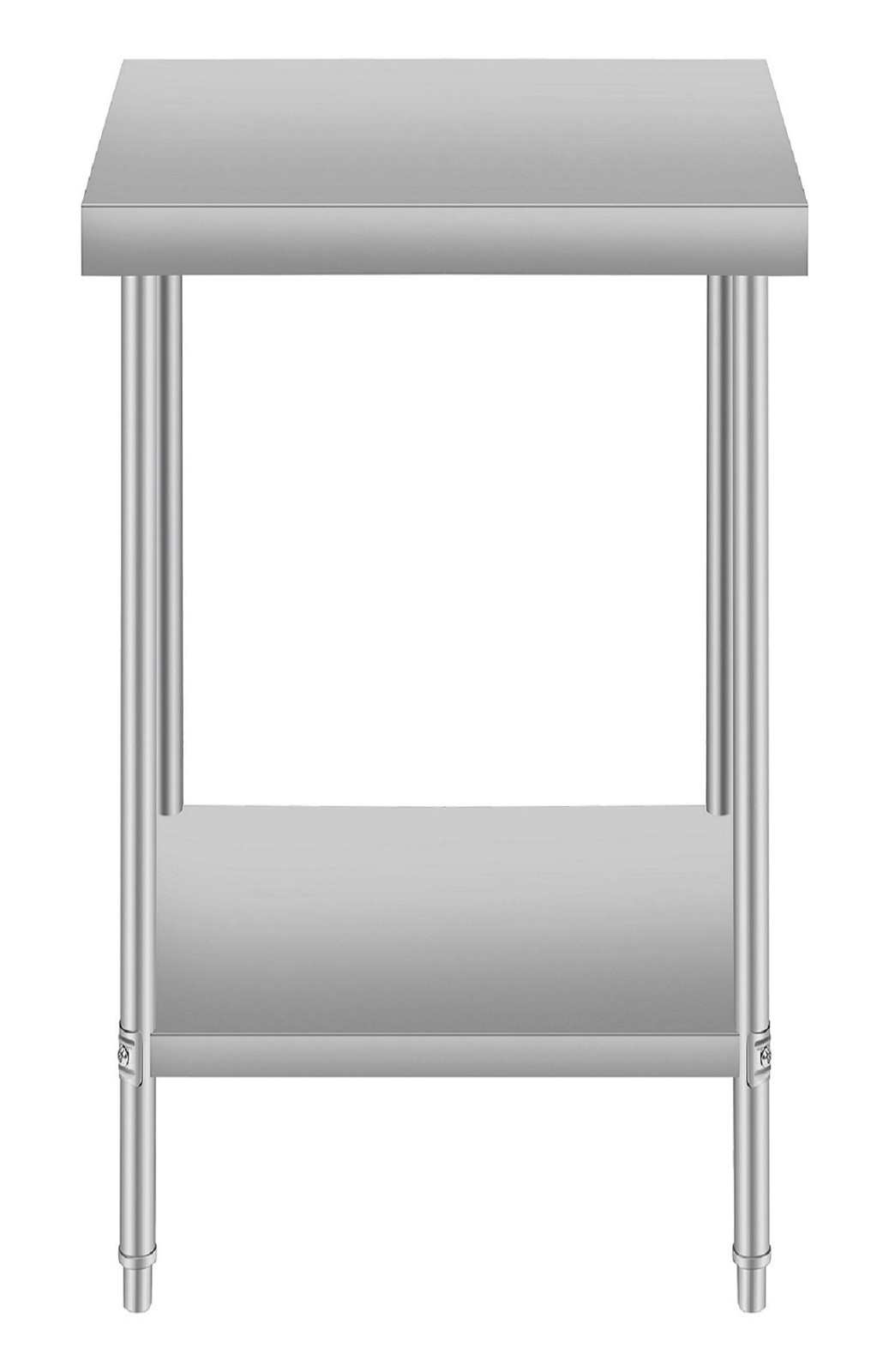 Workbench stainless steel prep table 24×24″ for kitchen or garage