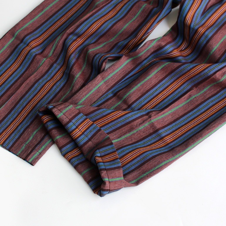 [PUEBCO] Cotton Stripe Regular Pants (3 colors)