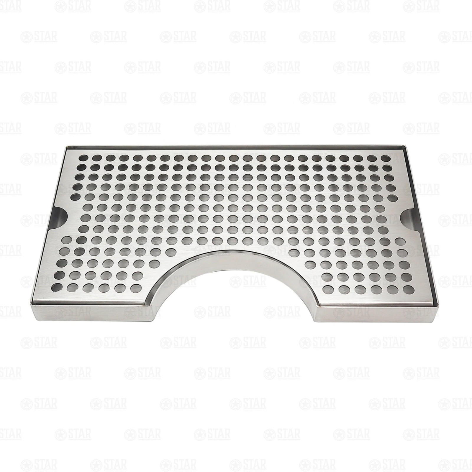 12″ x 7″ Kegerator Tower Cutout Drip Tray Stainless Steel Removable Grate