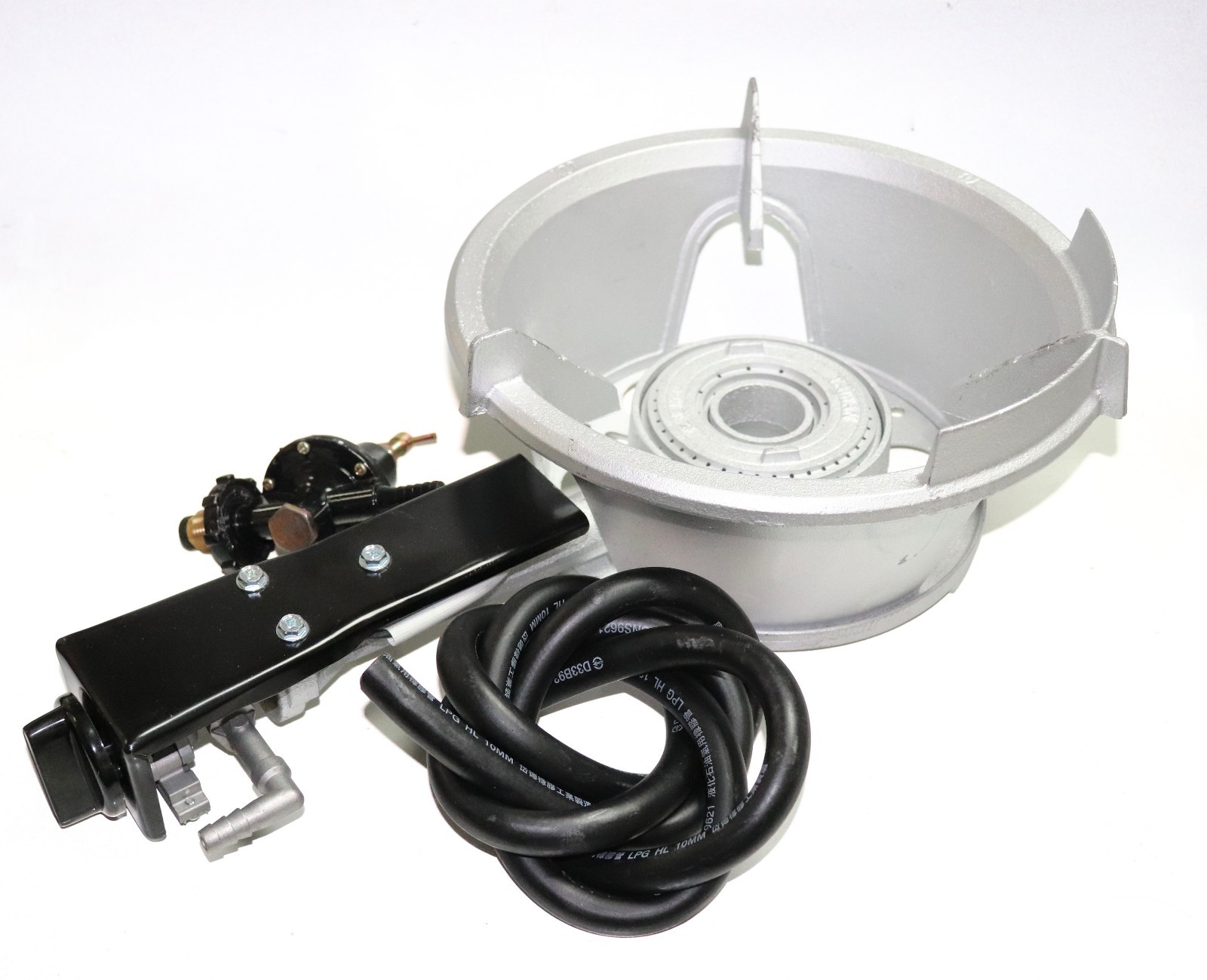 New Premium Cast Iron Propane Wok Burner LP Stove With Igniter 100,000 BTU
