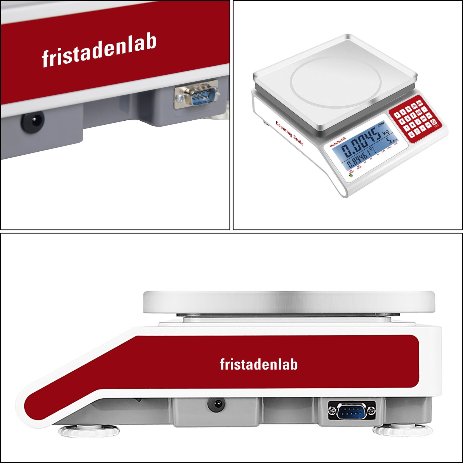 Counting Scale for Small Parts | 15 kg x 0.5 g | USA Company | Units: g, lbs,…