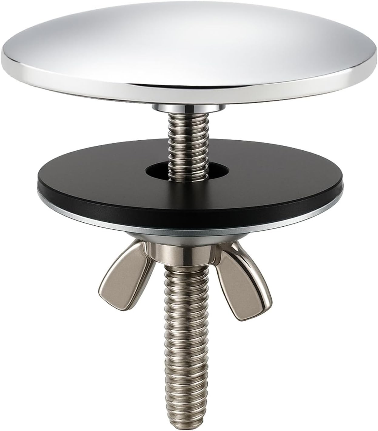 2-Inch Faucet Hole Cover, Sink Hole Cover, Solid Brass Chrome-Plated Kitchen