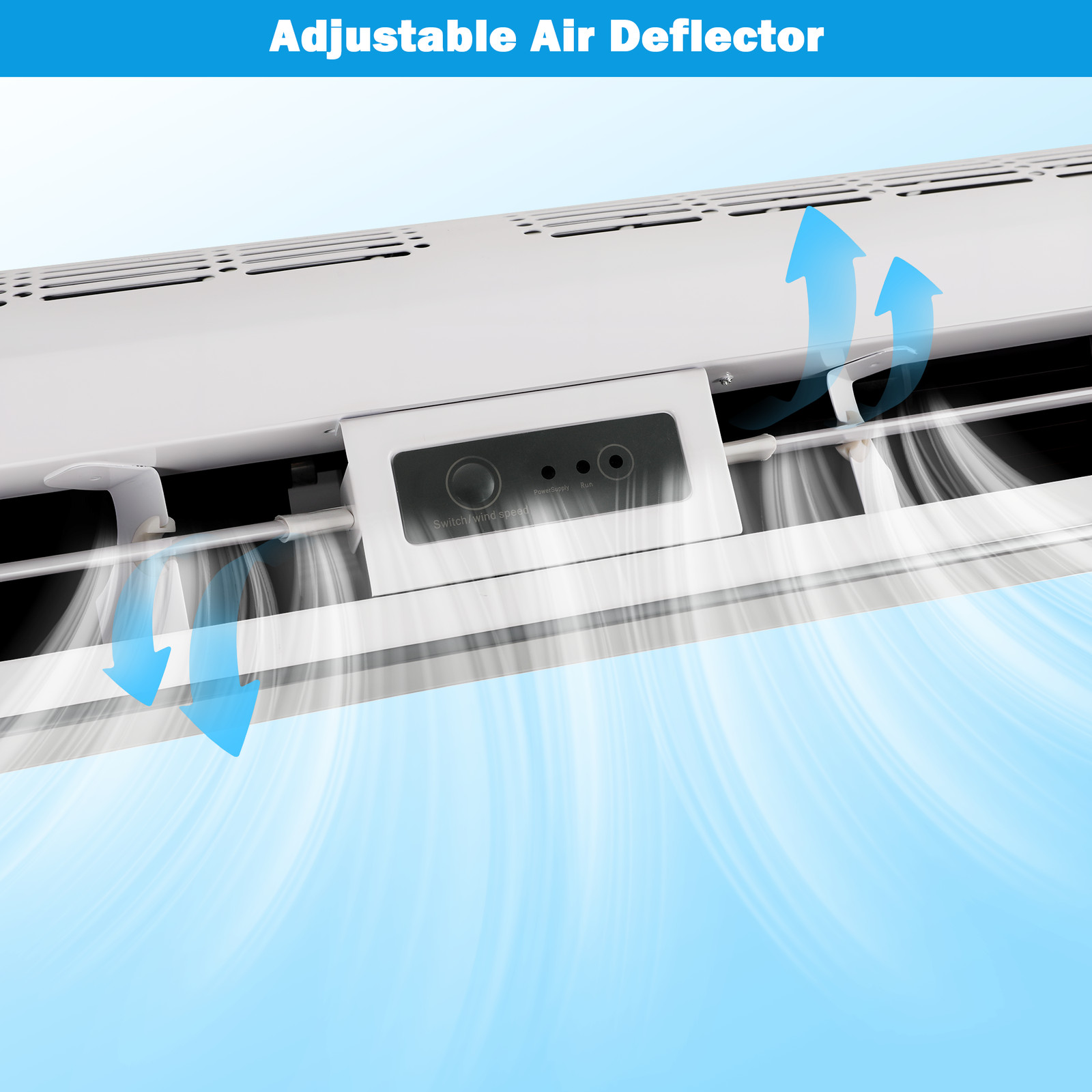36″ Commercial Air Curtain Industrial Magnetic Door Switch UL Certified 50dB