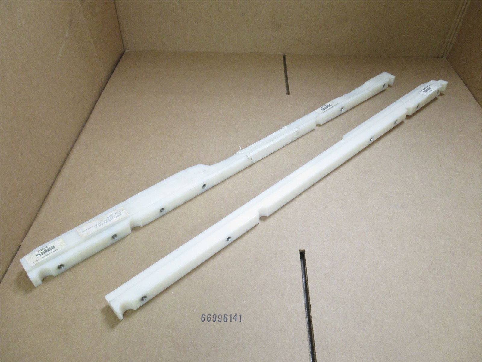 237176 Old-Stock; Marel 4124114 Lot-2; Guide Plate; UHMW; 39-3/8″ Long