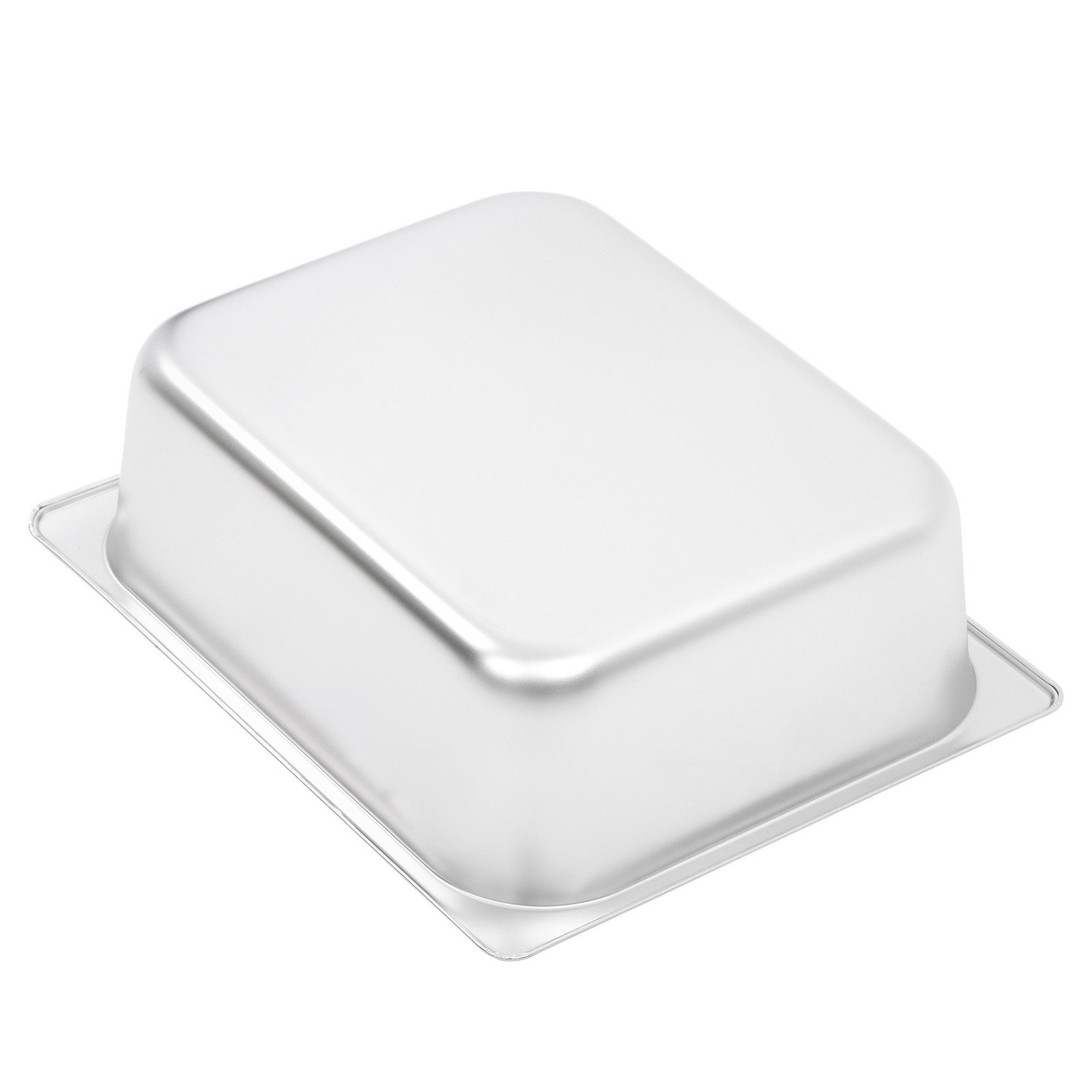 4″ Deep Stainless Steel Steam Table Pan, Anti-Jam for Buffet Catering 1/2 Size