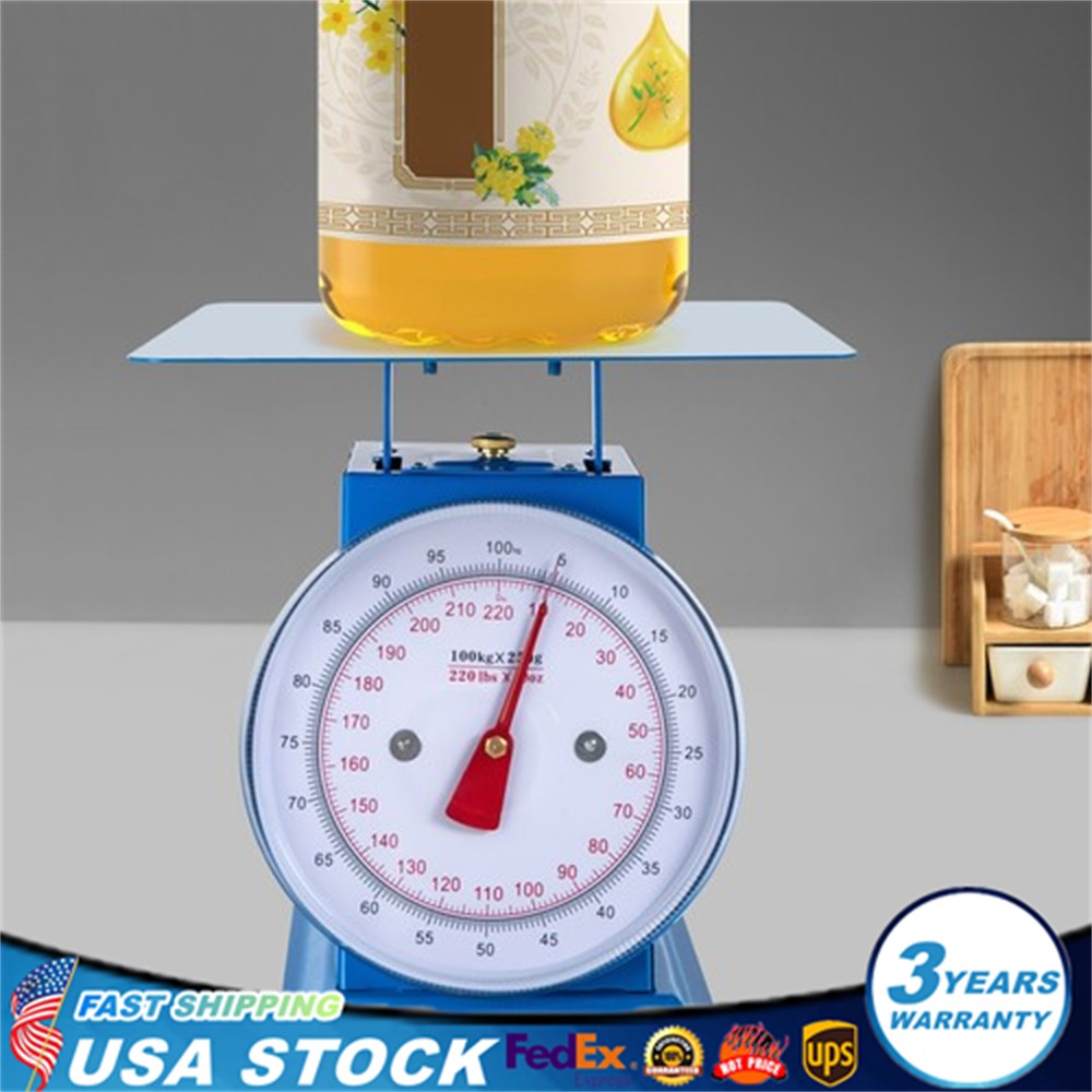 220-LBS Heavy Duty Portion-Control Mechanical Dial Scale Industrial Dial Scale