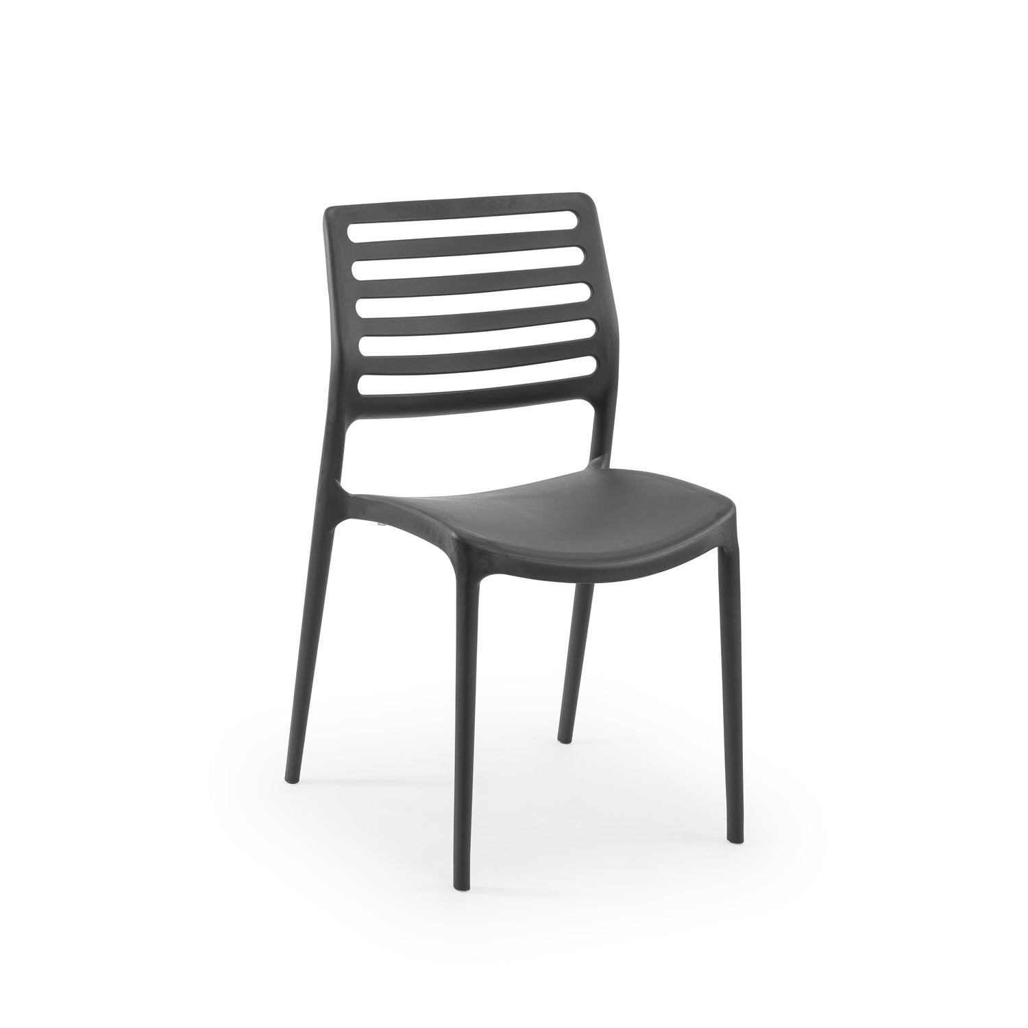 Tilia Chair Louise Stackable Plastic Armless Chair Restaurant Cafe Outdoor BULK