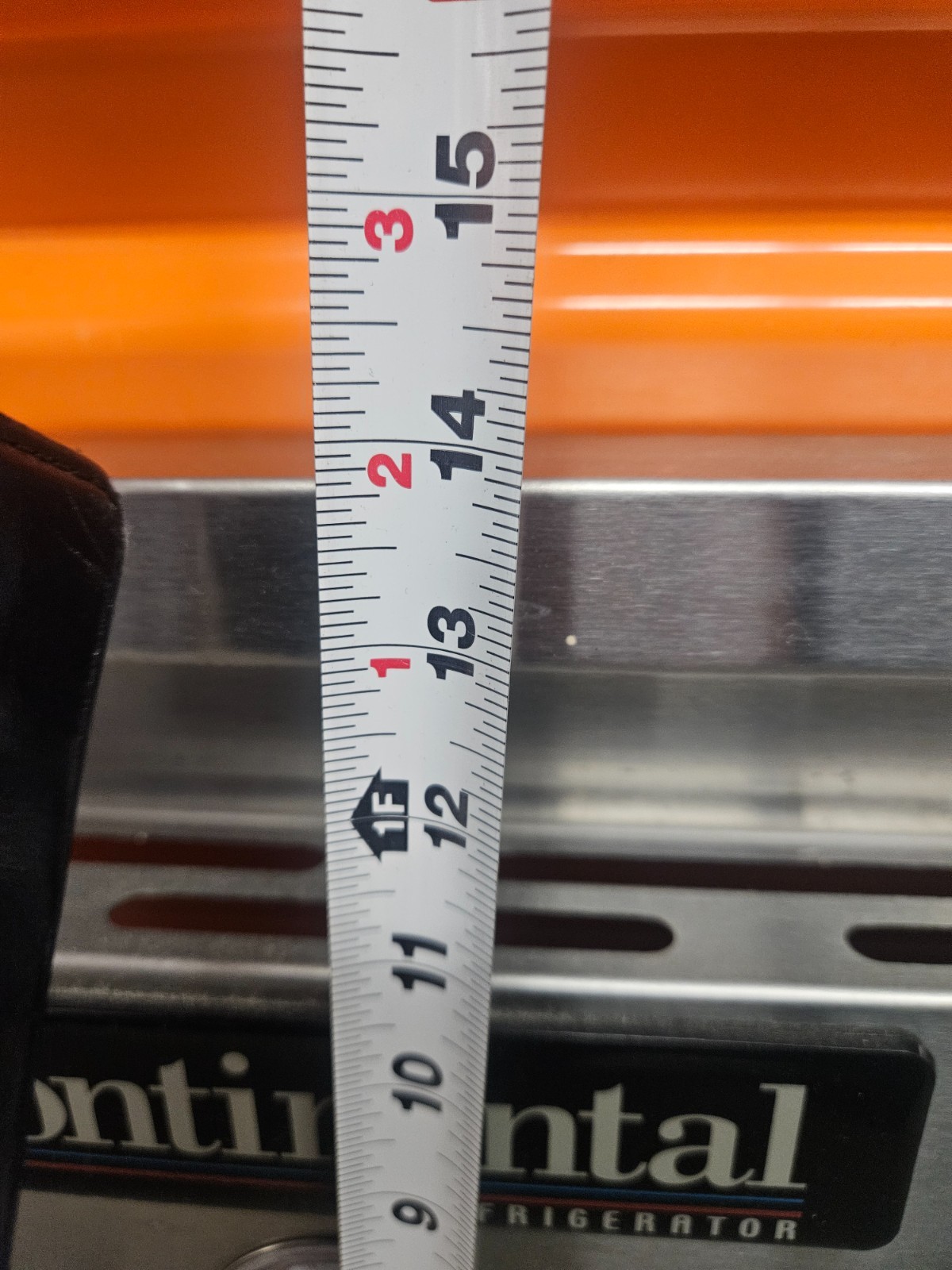 Continental Refrigeration Top Front Grill Panel w/ Thermometer & Anti-Condensate