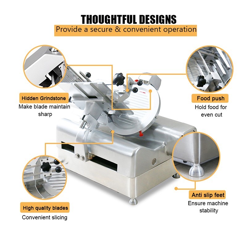 With DDp 2.2KW High-Power Stainless Steel Meat Grinder with Easy-to-Clean Blades