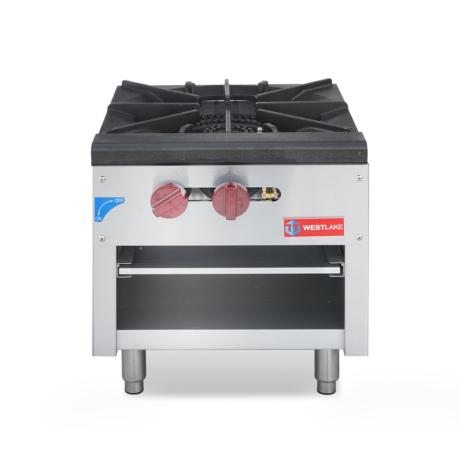 Westlake 18″ Commercial Gas Stock Pot Range Single Burner 80000 BTU NG/Propane