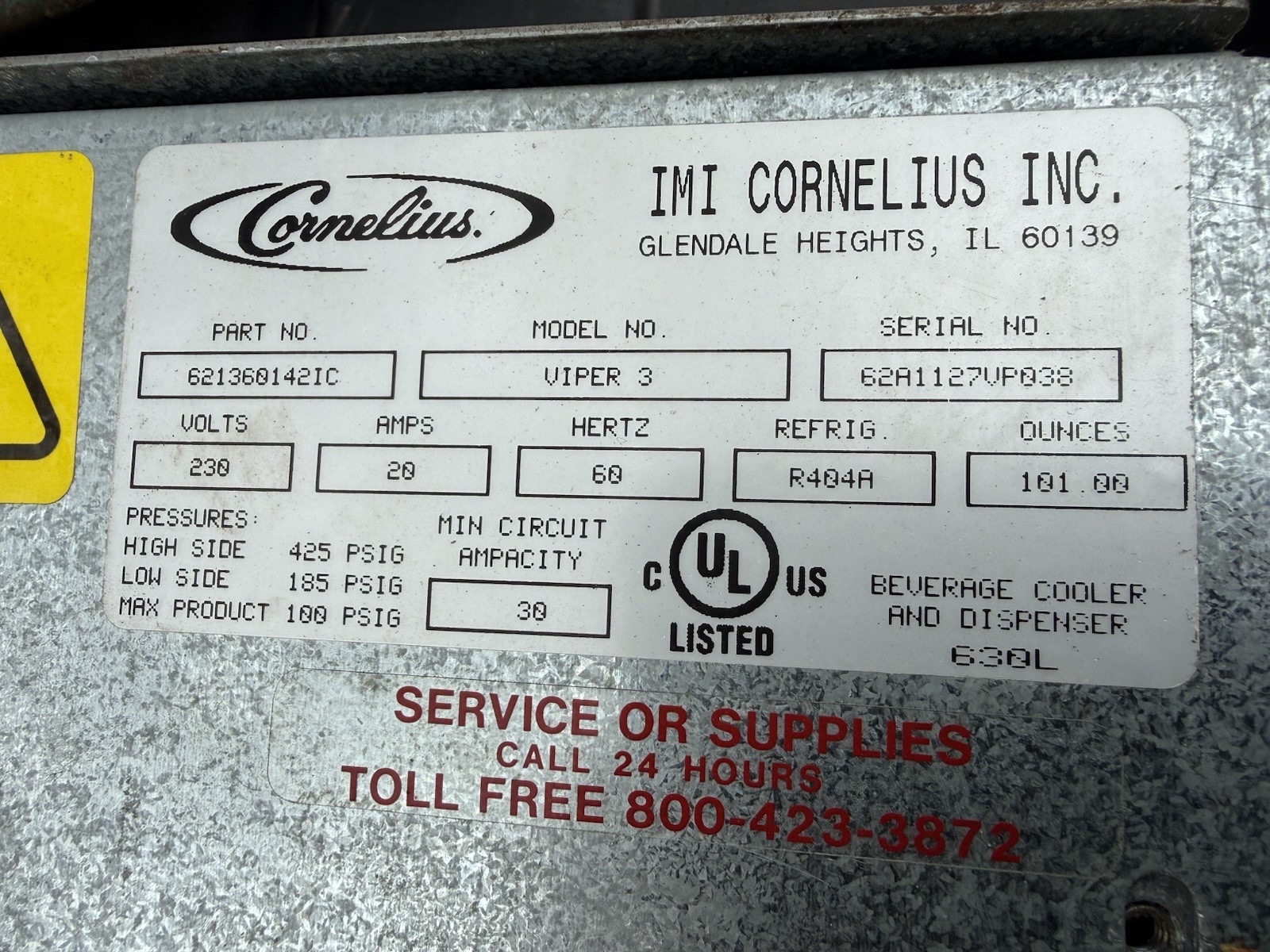Cornelius Slushie Boards For Viper 3 Model 621360142IC All Boards Included