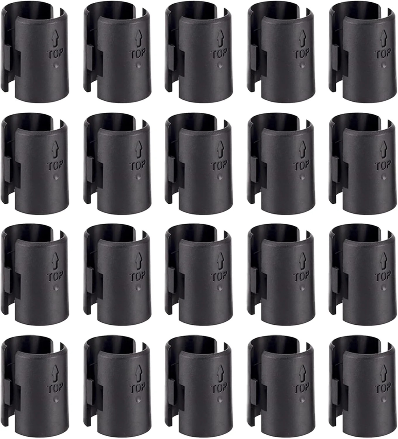 Wire Shelf Clips,40-Packs Wire Shelving Shelf Lock Clips for 1″ Post- Shelving S