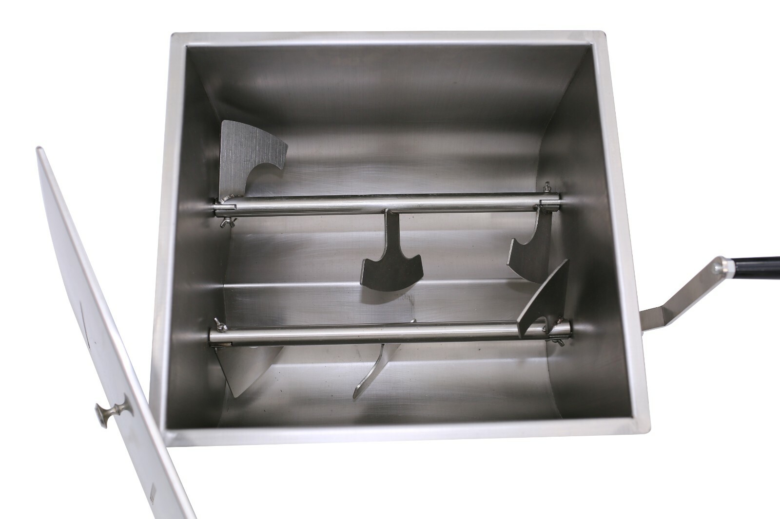 Hakka Double Axis Manual Meat Mixer Stainless Steel Commercial Kitchen Machine