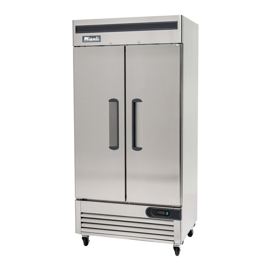 Migali C-2RB-35-HC Two Door Refrigerator Reach In 35 Cu.Ft SLIM LINE SPACE SAVE