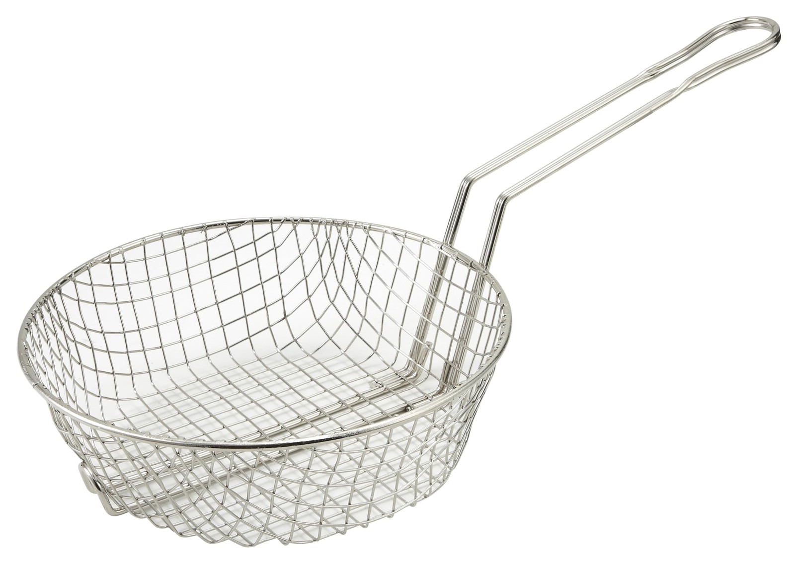 Culinary Basket 8-Inch Diameter Coarse Mesh Medium Nickel
