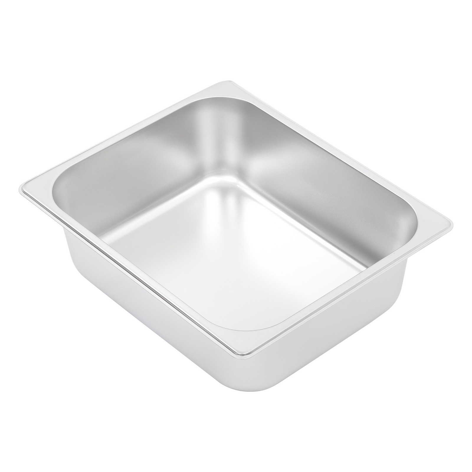 4″ Deep Stainless Steel Steam Table Pan, Anti-Jam for Buffet Catering 1/2 Size