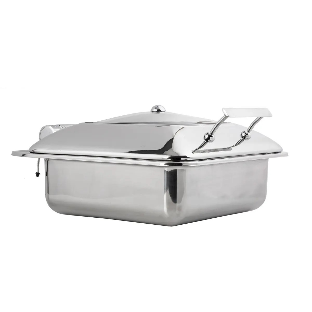 TableCraft CW40163 6 Qt. Induction Round Chafer Dish w/ Two-Thirds Size