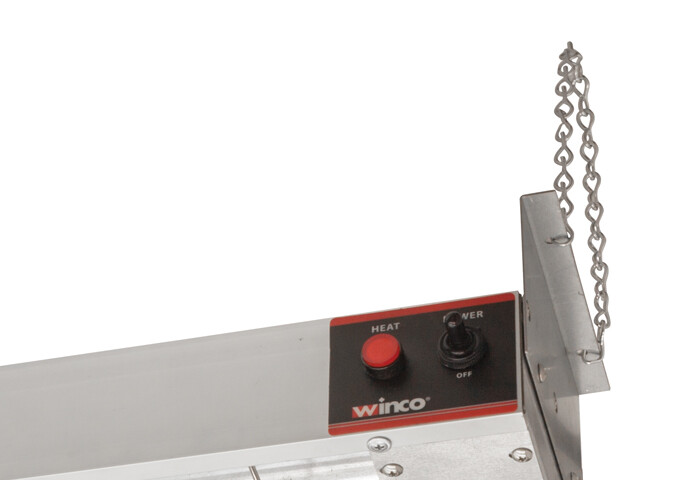 Winco ESH-72, 72-Inch Electric Strip Heater, 1750W, 14.6A, ETL