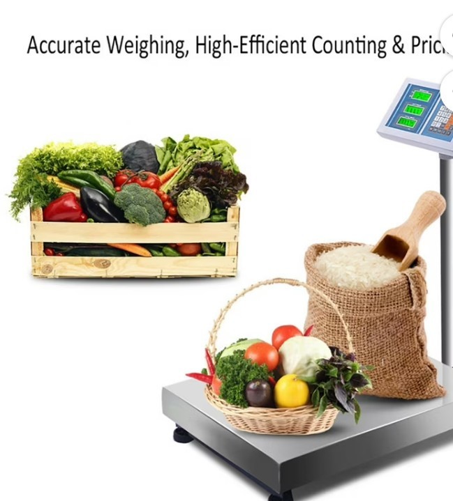 Spaco 660 lbs Weight Computing Digital Floor Platform Scale, Price Computing