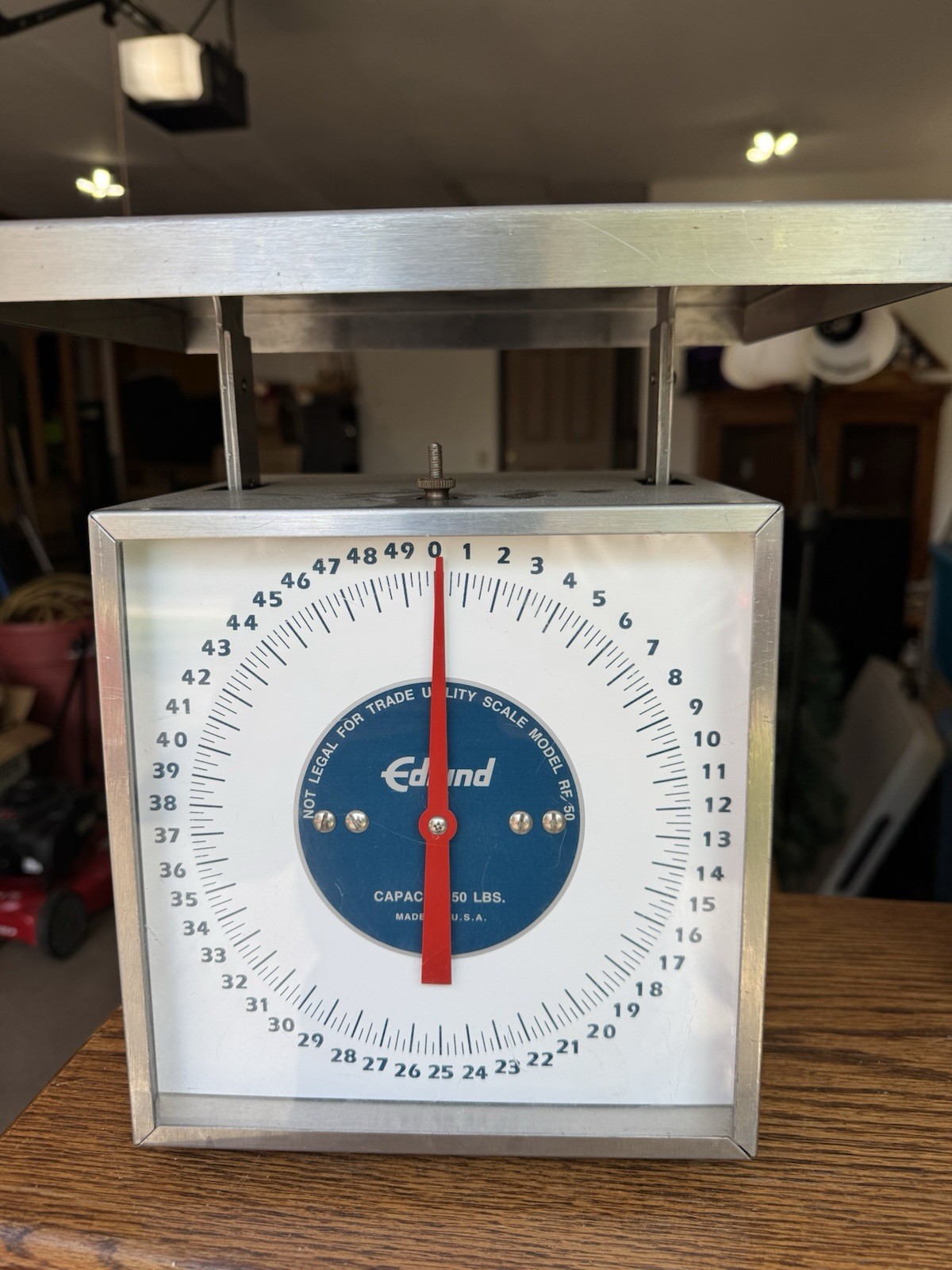50 lb. Heavy Duty RF-50 Edlund Extra Receiving Weight Scale – Tested. Great Item