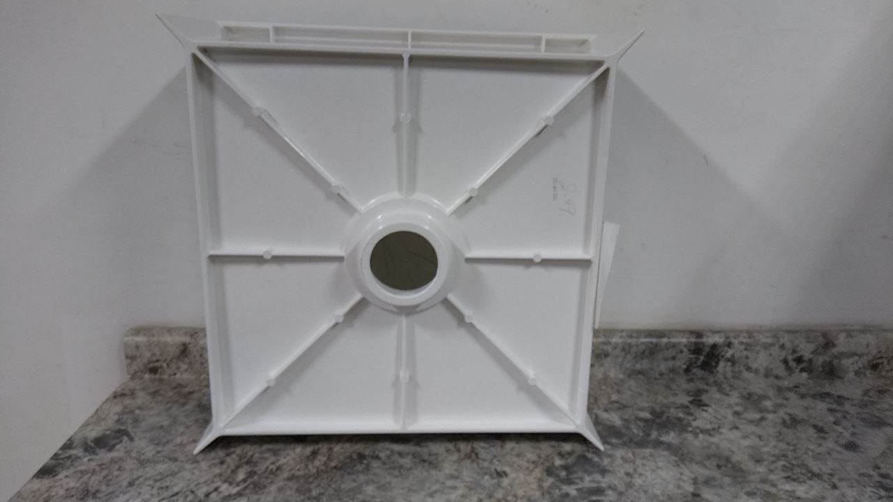 Mustee 63M 24 x 24 In Bowl Size 10 In Bowl Depth White Mop Basin