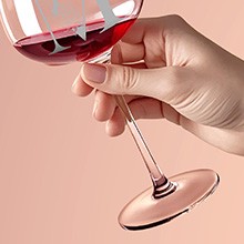 Personalized Gifts for Women Mom Friend, Initial A-Z Wine Glass Customized For