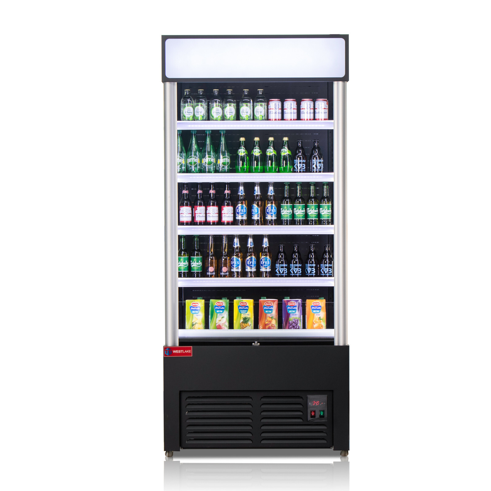 Open Air Merchandiser, WESTLAKE ‎36″ Black Refrigerated Air Curtain Merchandiser