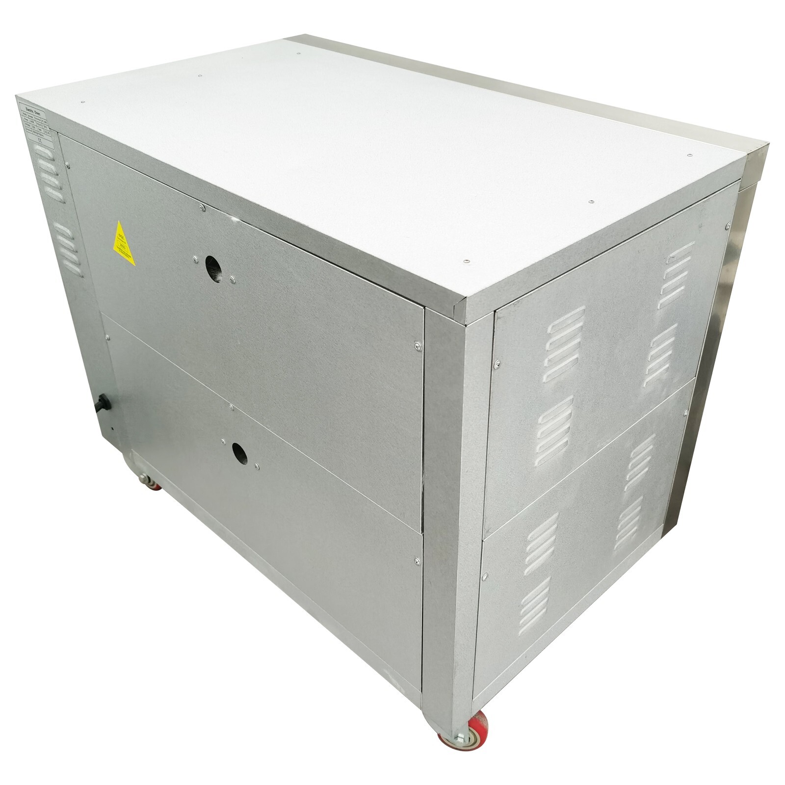 220V 2-layer 23.2″ Commercial Pizza Oven 8.7HP 68℉-572℉ 0-99min Timer