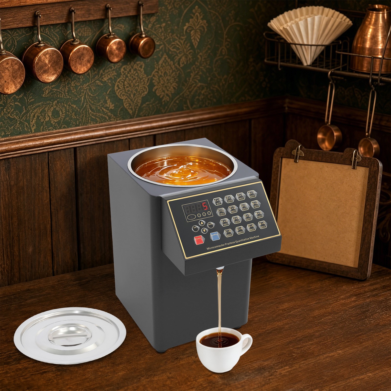 Fructose Quantitative Machine Fructose Dispenser For Commercial Bubble Tea 200W.