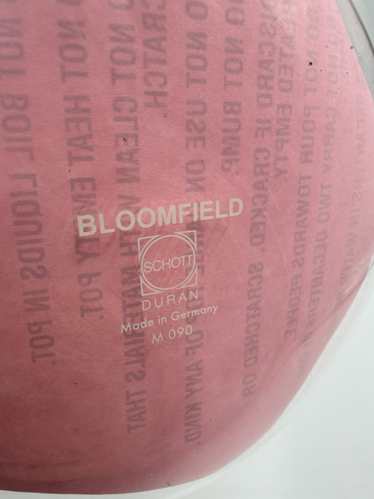 Bloomfield M090 Commercial Coffee Pot Carafe Gold Replacement Decanter