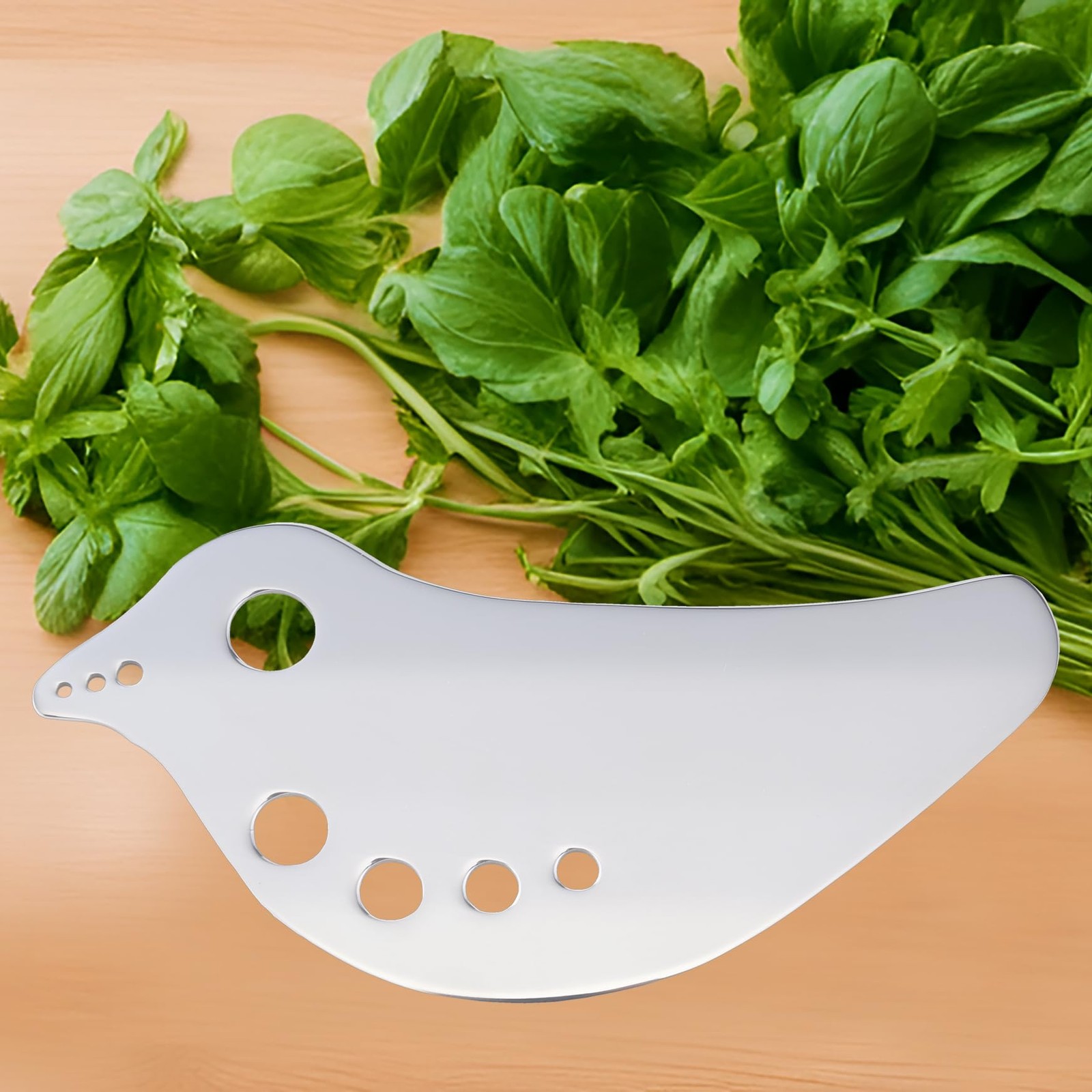 Stainless Steel Herb Stripper for Kale, Chard, Collard Greens – Multi-Function L