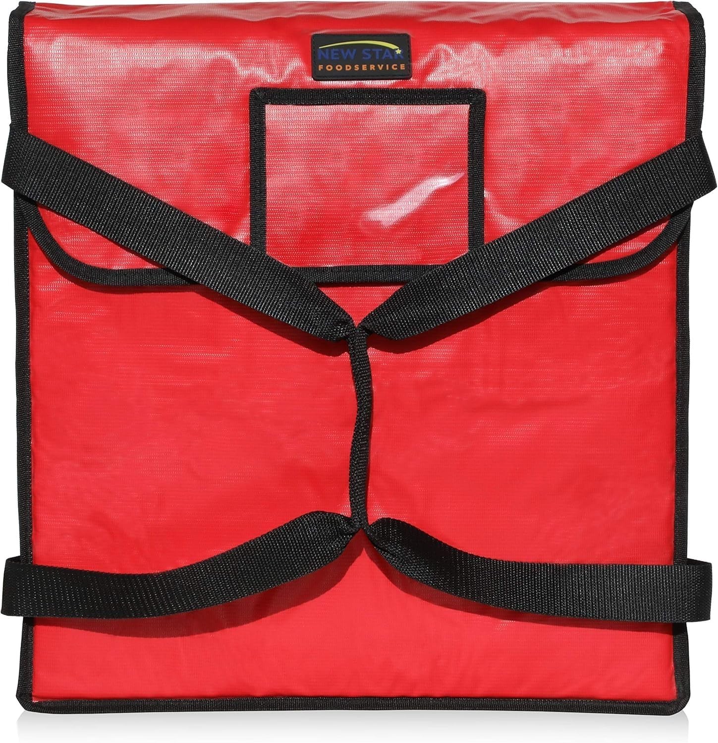 Insulated Pizza Delivery Bag, 18 x 18 x 5 Inch, Red